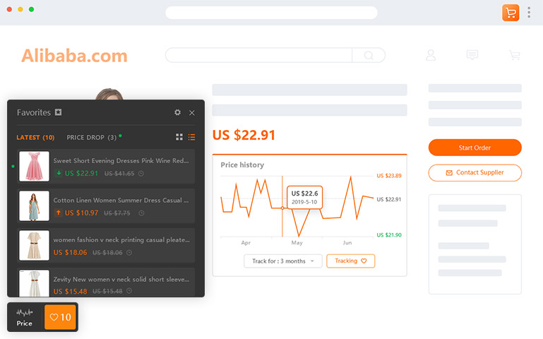 Alibaba Price Tracker