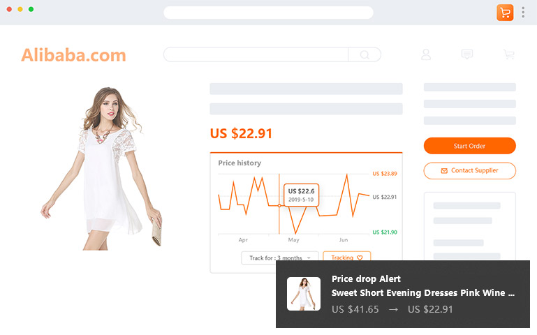 Alibaba Price Tracker