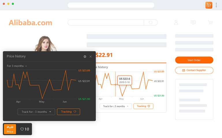 Alibaba Price Tracker